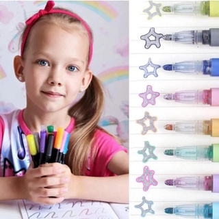 [Weteasd] Children Drawing Watercolor Pen Set 12/24/36 Colors Marker Washable Painting Pen 5ml