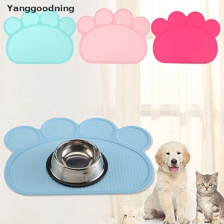 Yanggoodning - alfombrilla de silicona para mascotas, perro, gato, silicona, para mascotas, cuenco, para beber, perro, alimentación, mantel individual, compras