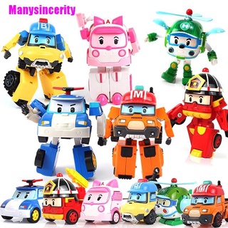 [Manysincerity] Robocar Poli Robot transformar coche bebé niños coche juguetes