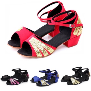 Reborny_mujer Rumba Waltz Baile Latino Zapatos De Cuadrado Sandalias