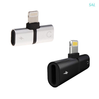 SAL Dual Lightning-Adaptador De Cargador De Audio Para iPhone 7 8 X Plus iOS 10.3-11