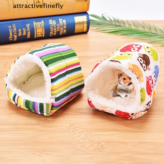 at1cl hámster erizo suave almohadilla cama mascota rata conejillo de indias casa nido pequeño animal jaula martijn