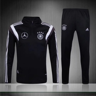 2015-16 Germany half zipper black Classic Mercedes training uniform. (1)
