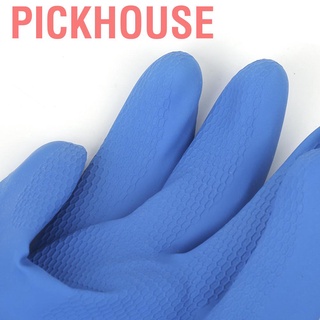 Pickhouse - guantes de látex antiquímicos, resistentes a ácidos fúngicos, antideslizantes, Protector de manos para acuicultura de laboratorio