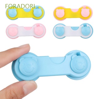 FORADORI Cartoon Baby Cabinet Lock High quality Infant Safety Lock Safety Door Lock Portable Lightweight Anti-pinch Drawer Multifunction Baby Care Children Security Protector