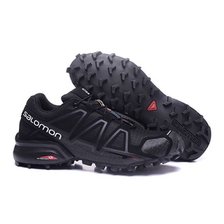 Salomon Zapatos De Senderismo De Los Hombres Speed Cross 4 Zapatillas Negro (1)