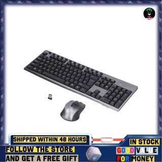 Sinhopsa juego combinado inalámbrico USB teclado y ratón GHz 104 teclas para PC de escritorio portátil