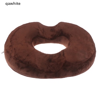 qawhite donut almohada alivio del dolor hemorroides cojines soporte de espuma memoria asiento cl (6)