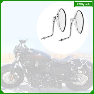 10mm Chrome Universal Side Mirrors Bar End Motorcycle Mirrors Fit For 2014-2019 Indian Chief Vintage For 15-20