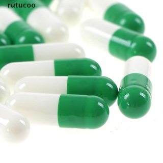 rutucoo 1000pcs vacío duro vacío gelatina cápsula tamaño 0# gel medicina píldora vitamina cl
