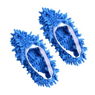 Mop zapatos para zapatos de polvo/zapatillas limpiadoras de Piso Fácil de limpiar baño B5N7 (3)