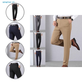 [Qinglus] Todo Partido Primavera Traje Pantalones Formal Masculino Rectos Para El Trabajo (1)