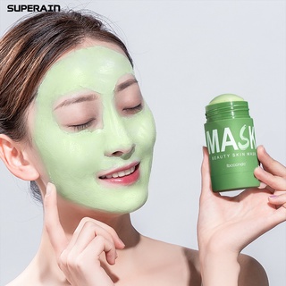 superain 40g control de aceite verde masca palo retráctil poro sólido hidratante control de aceite facial palo para el cuidado de la piel