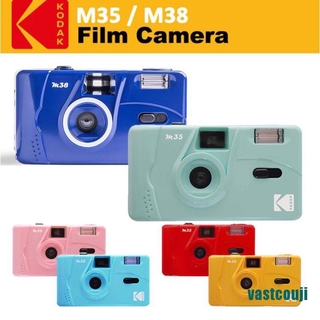 (Hot^) nuevo - Kodak Vintage Retro M35 35 mm cámara de película reutilizable rosa verde amarillo púrpura