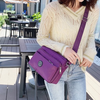 2021 casual color sólido de lujo diseñador bolso de hombro de nylon tela señora bolsa de mensajero bolsa de teléfono móvil (6)