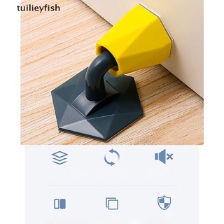 Tuilieyfish-Tapón De Silicona Para Puerta , Protector De Pared , Sabor A Prueba De Golpes