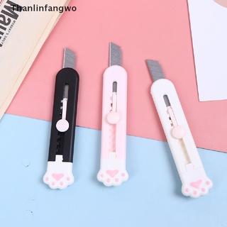 [THA] Mini Pocket Cat Paw Art Utility Knife Box Knife Paper Cutter Blade Stationery GWO