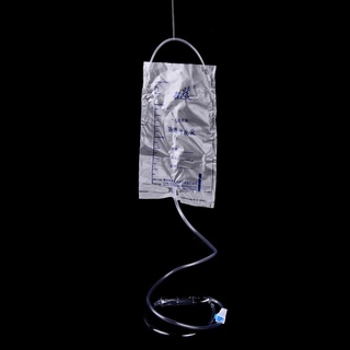 Wutiskg Disposable 1000ML Enema Bag Colonic Douche Cleansing Kit Medical Supplies CL