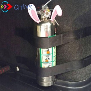 Chink - soporte para extintor de incendios (5 unidades, color negro)