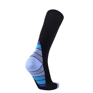 calcetines de compresión de maratón multicolores antifricción/calcetines deportivos para piernas