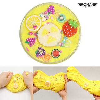 romancity 60/100ml DIY Fruit Lemon Chips Plasticine Stress Relief Kids Toy Gift
