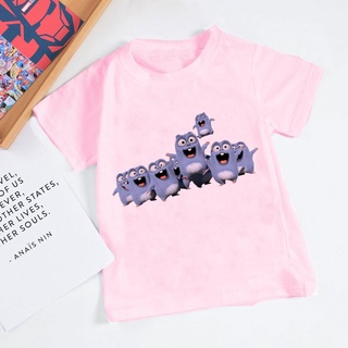 Camisetas De Verano Para Niñas Y Niños , Con Estampado De Oso Rizado , Ropa De Hermosa Interesantes lemmings