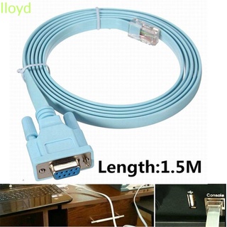 Loyd Db9 1.5 M 9pin Rj45 Rs232 Serial Lan cable Ethernet adaptador/multifuncional
