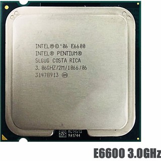 Procesador Intel de doble núcleo E6600 3.06ghz de doble núcleo 2 M 65 W 1066 Lga 775