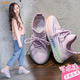 Niños s coco zapatos primavera nuevo 2021 niñas zapatos de malla transpirable niños zapatos deportivos medio y grandes niños zapatos de estudiante