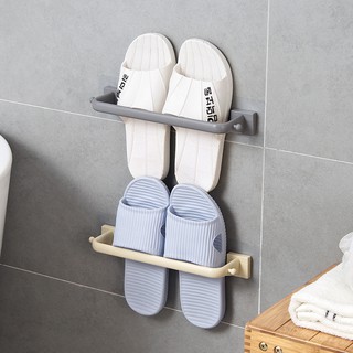 [Estoque internacional] Yousiju sapateira não perfurada sapatilha para banheiro pendurado na parede prateleira para porta do banheiro porta chinelos