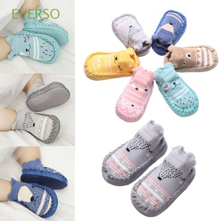 Everso - calcetines para bebé para recién nacidos, confort, algodón suave, antideslizantes, Multicolor