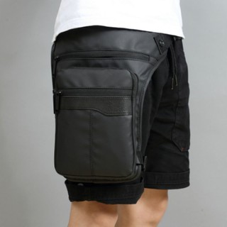 Los hombres Oxford cintura de la pierna de la bolsa de la gota de cinturón bolsas de cuerpo cruzado de moda bolso de hombro (1)