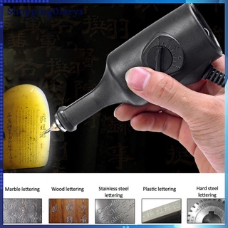 (shoppingDiarys) Ac220v grabador eléctrico pluma talladora Plotter máquina de grabado cincel