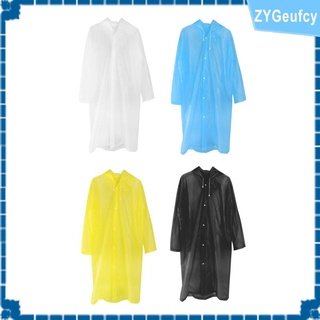 Raincoat Portable EVA Womens Mens Poncho Hooded Rain Cape Adult Rainwear (9)
