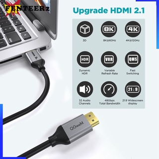[Fenteer2 3c] actualización Cable HDMI 8K Flexible estable Anti-interferencia Universal