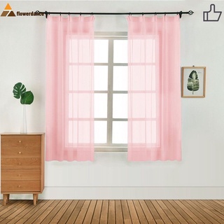 1pc 100x130 dormitorio moderno ventana tul moda hogar cortina Panel de gasa FLOWERDANCE (1)