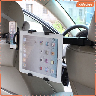Double Car Back Seat Headrest Cell Phone Tablet Mount Cradle Clip Holders