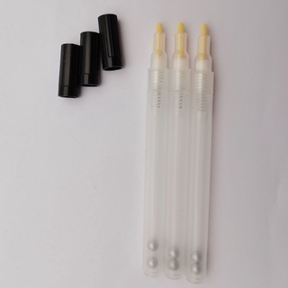 5 piezas de recarga vacía pluma de tinta en blanco pluma de tinta transparente portabolígrafos punta fina 1 mm rotulador