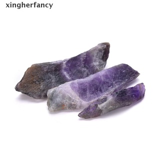 XHF 100g Natural Purple Amethyst Point Quartz Crystal Rough Rock Specimen Healing, HOT