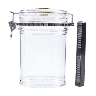 Acrylic Humidor Jar With Humidifier Portable Cigar Case Clear Cigarette Box