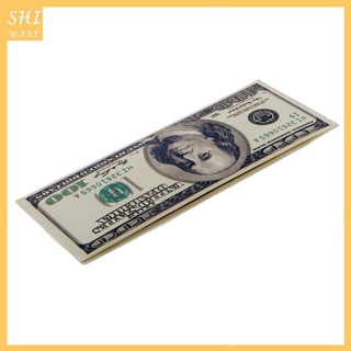 [SHIWAKI] 2 x bolso Unisex versión antigua USD 100 cartera para mujer y hombre bolsa plegable (4)