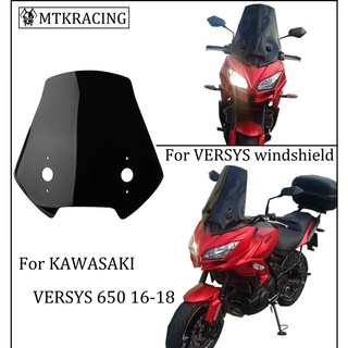 Mtkracing para KAWASAKI VERSYS 650 VERSYS650 - parabrisas para parabrisas de motocicleta 2015-2016