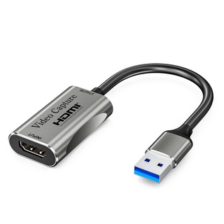 Tarjeta de captura de vídeo usb 1080P 60FPS 4K HDMI compatible con Video Grabber Box para Macbook PS4 cámara de juegos grabadora de transmisión en vivo