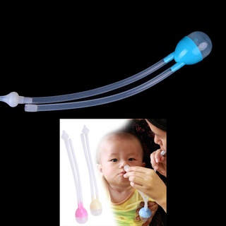 Ifashion65 Newborn Baby Safety Nose Cleaner Vacuum Suction Nasal Aspirator Flu Protections CL