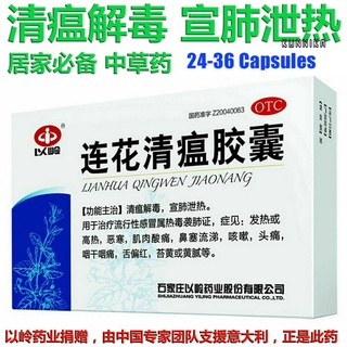 kunnika 24/36/48Pcs Lian Hua Qing Wen Jiao Nang Yiling China hierba remedio cápsula (2)