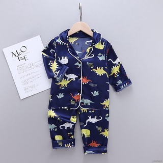Conjunto De Pijama para niños/ropa De dinosaurio/Manga larga/ropa De dormir/ropa De dormir