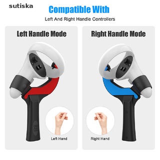 Sutiska Table Tennis Paddle Grip Handle for Oculus Quest 2 Touch Controllers CL
