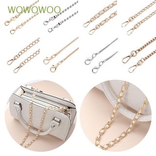 WOWOWOO 1Pcs New Bags Chains Handbag Accessory Purse Chain Bag Belt Detachable DIY Metal Alloy Hardware Bags Belt Straps/Multicolor
