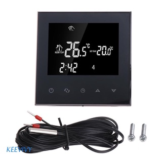 kee termorregulador lcd pantalla táctil termostato 16a para calor eléctrico de piso