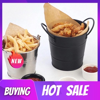 shanhaoma Mini French Fries Basket Food Bucket Snack Potato Chips Barrel Container Tableware (1)